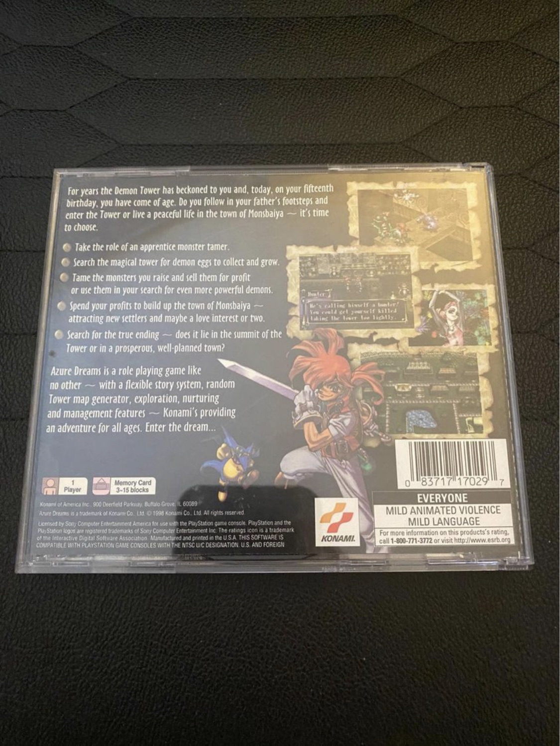 Azure Dreams PS1 Playstation 1 - photo 2