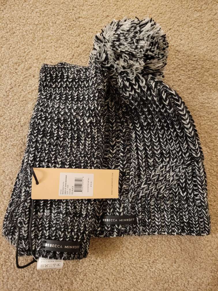 BNWT Rebecca Minkoff Beanie and Gloves Set thumbnail