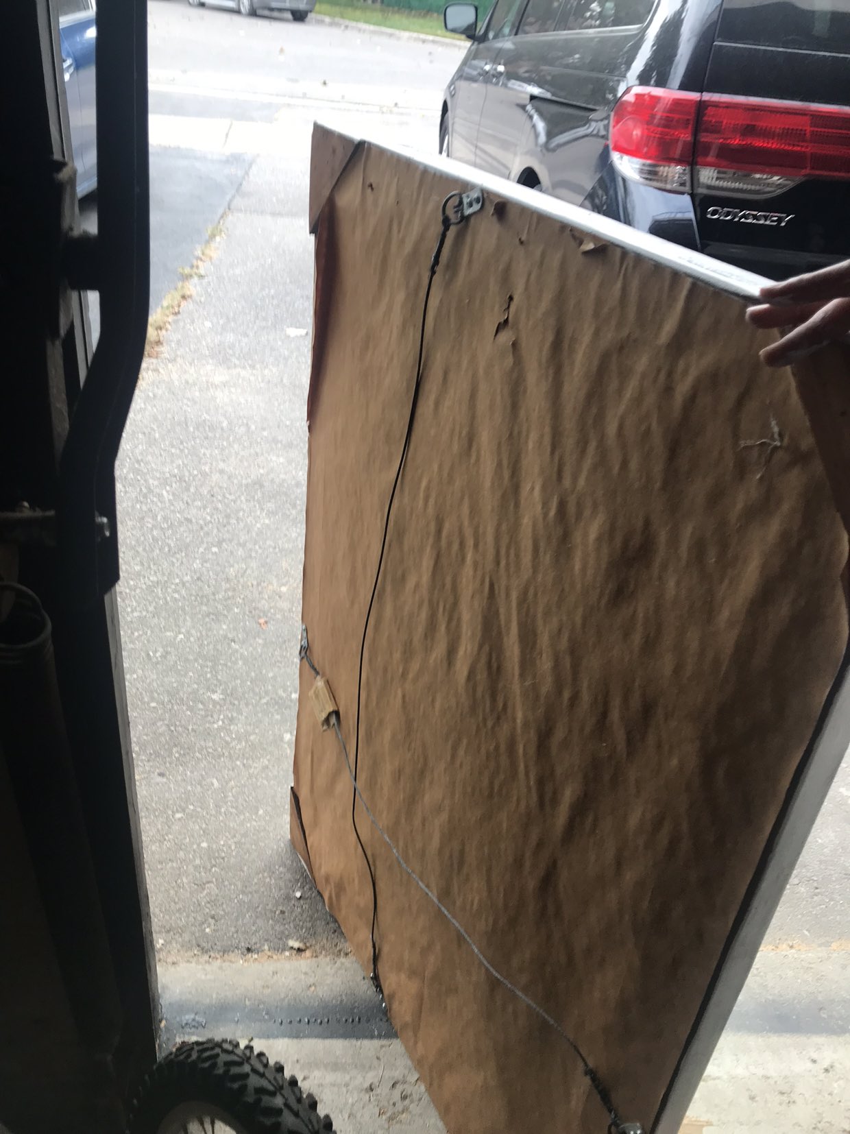Wooden frame mirror - photo 5