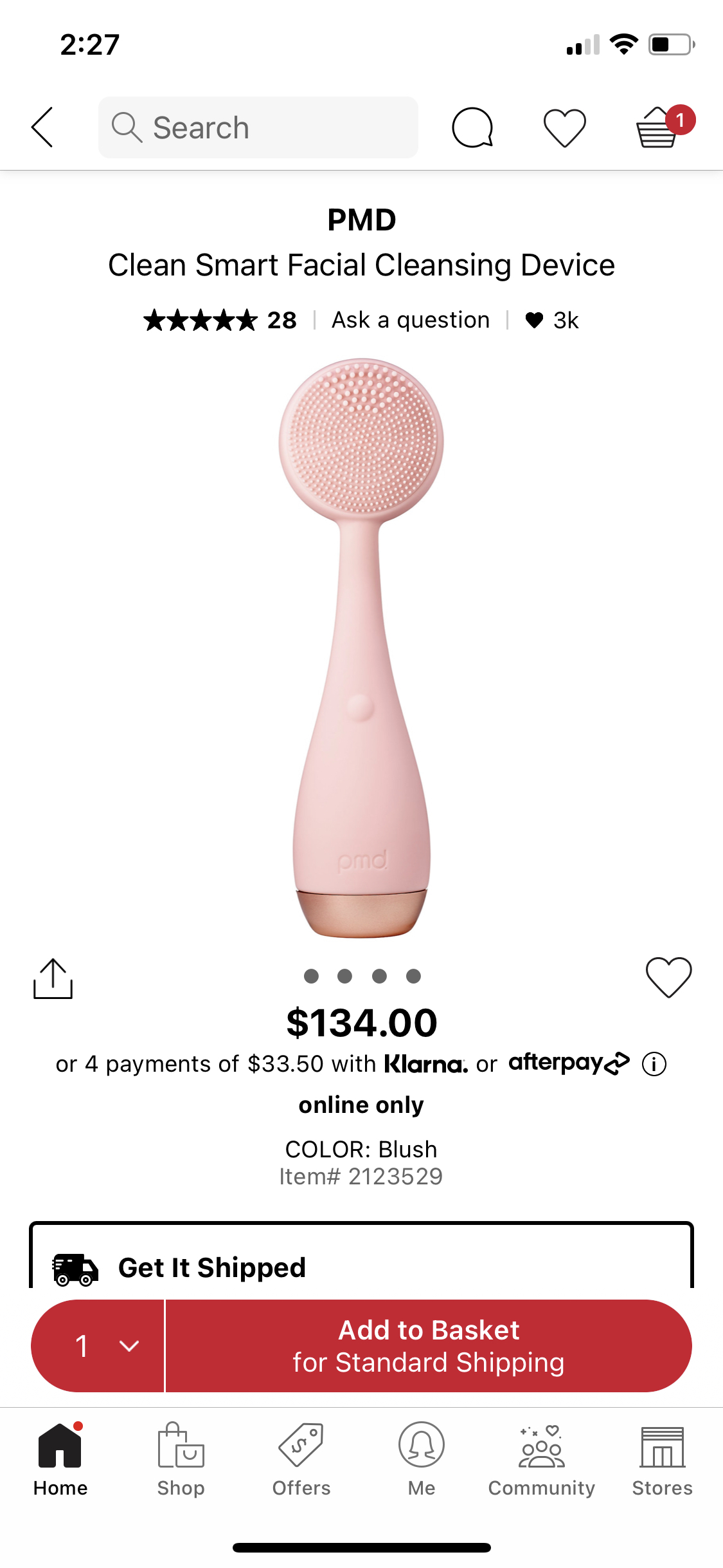 PMD Facial Cleansing Device thumbnail