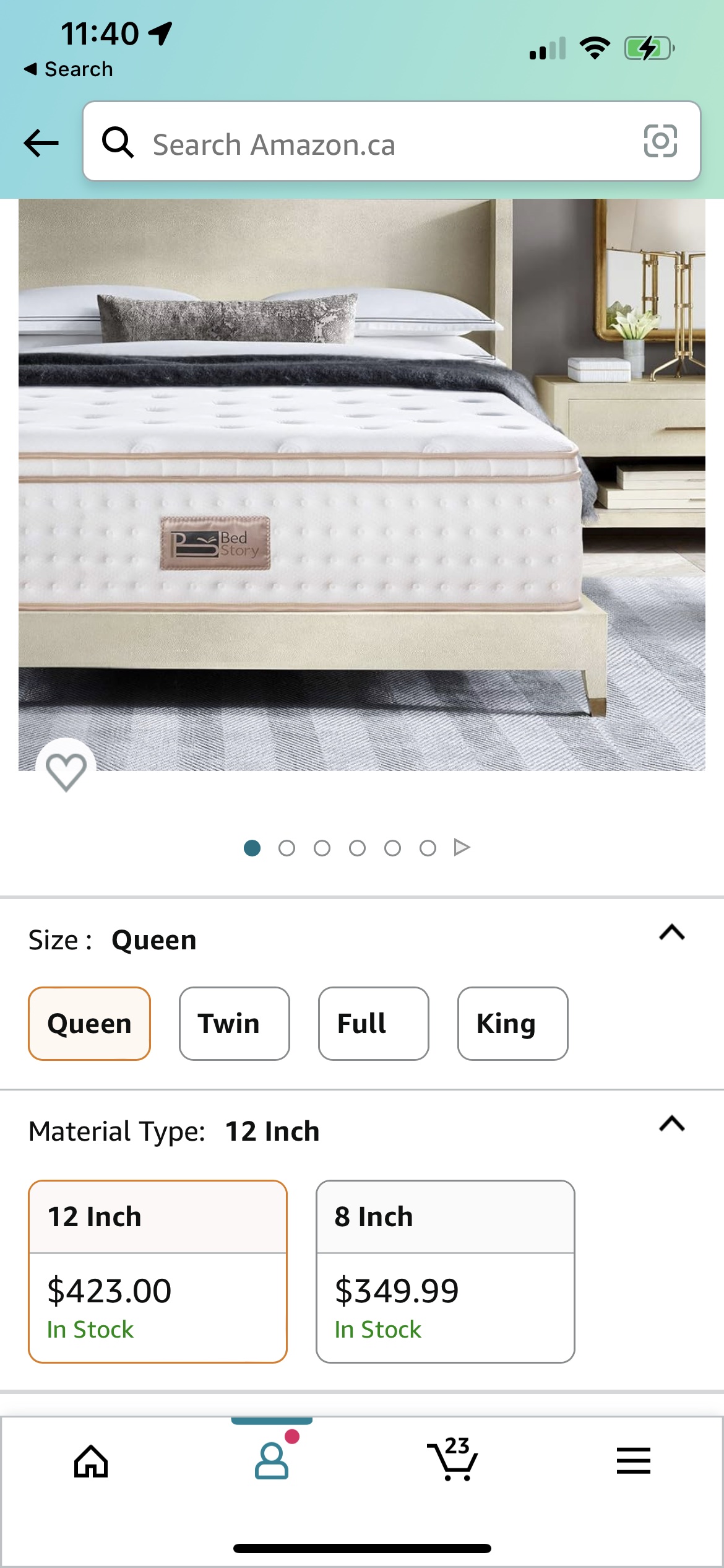 Free - Queen Size Mattress - photo 3