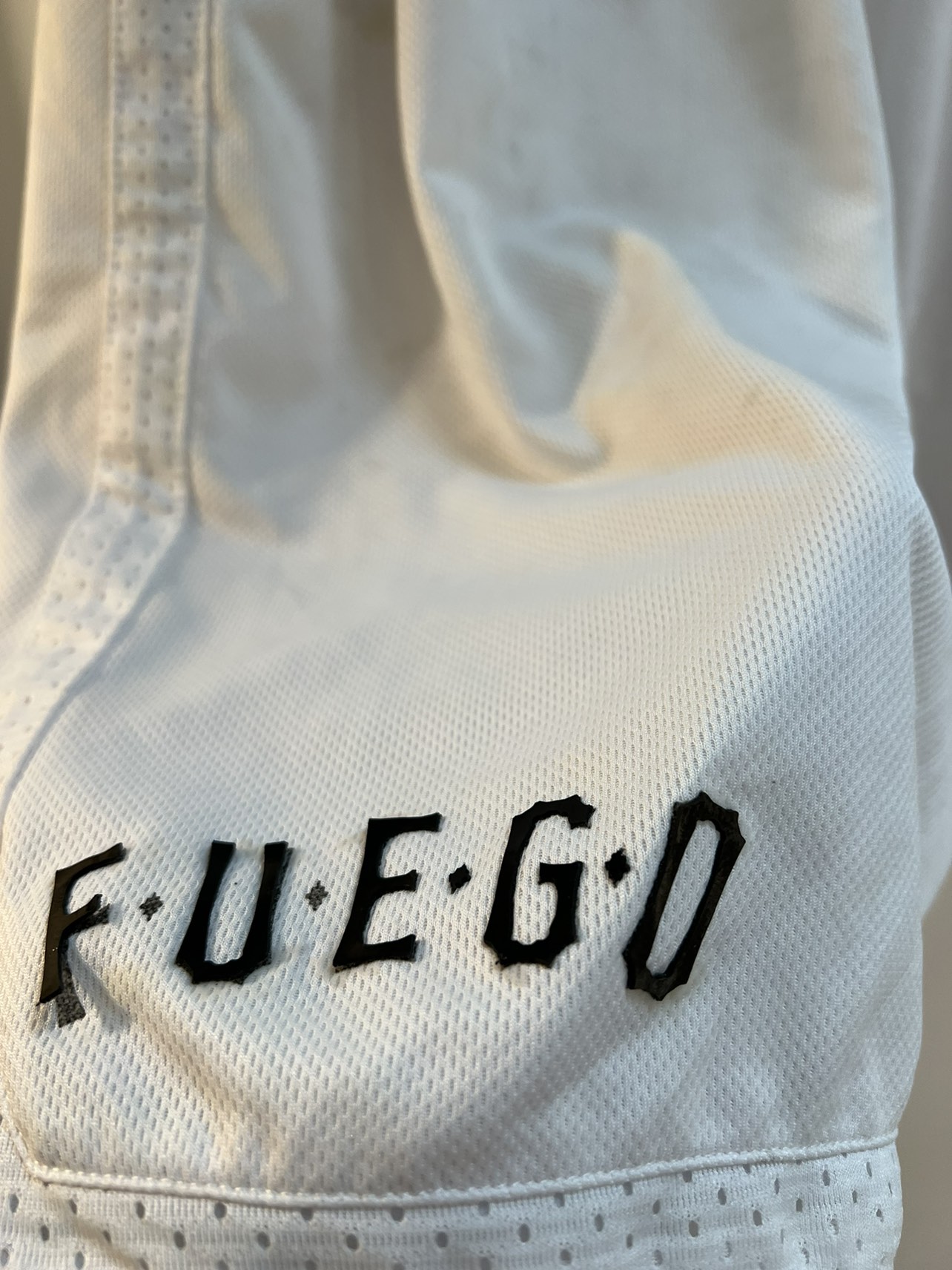Marcelo Burlon Fuego shorts white - photo 2