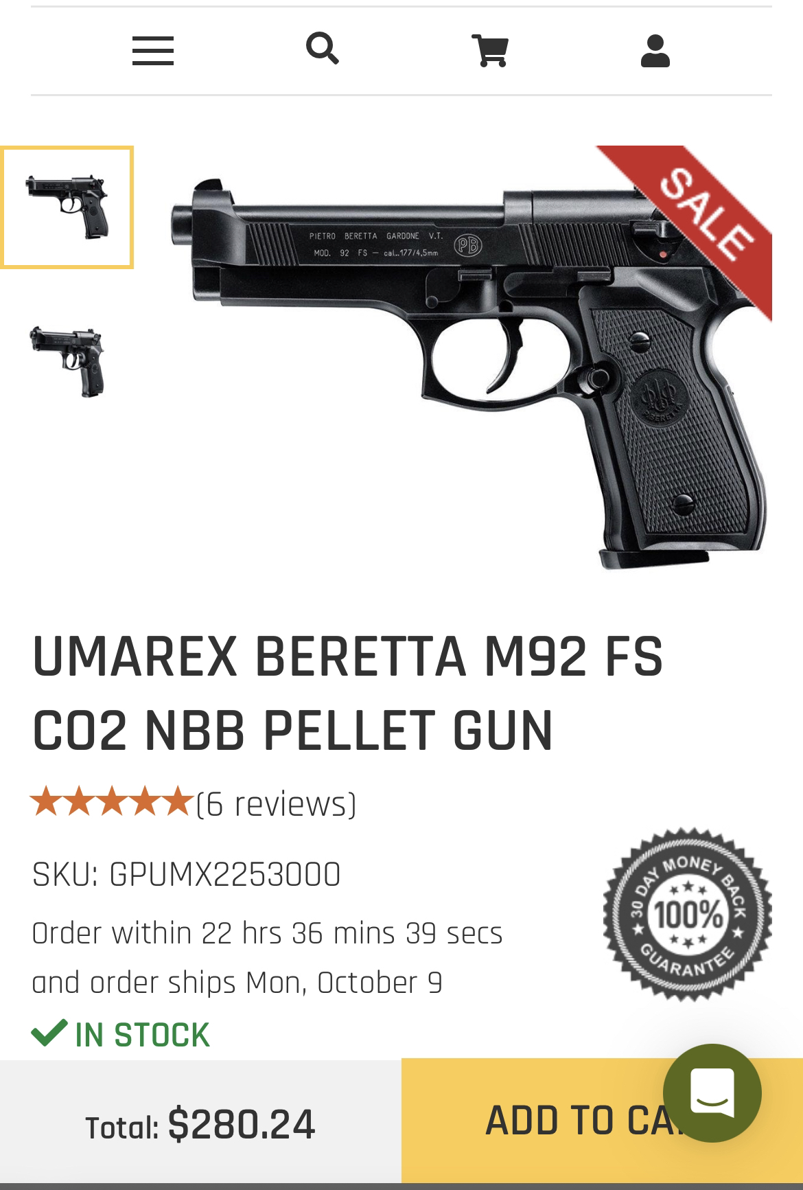 Beretta Pellet Gun - photo 3