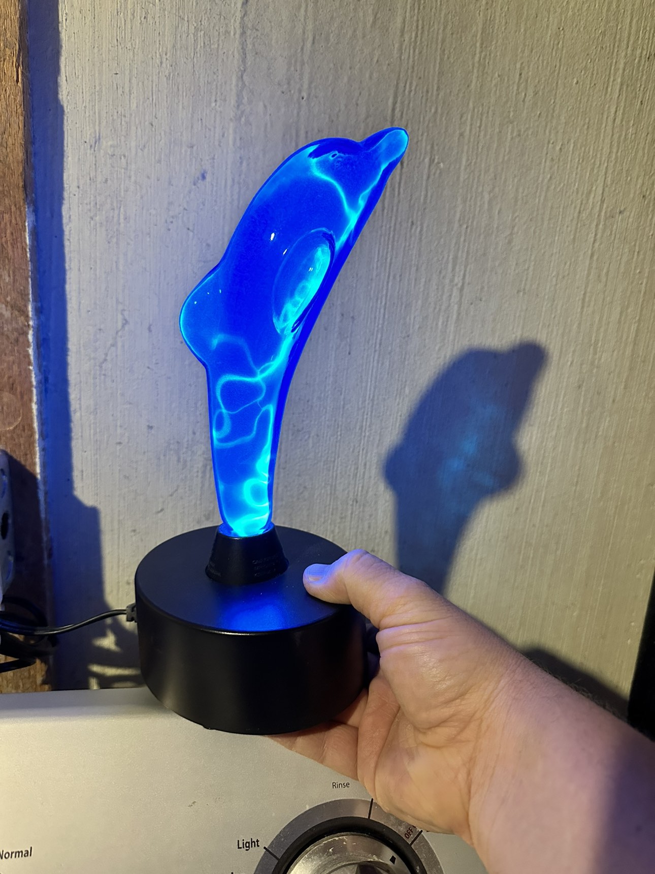 LumiSource Electra Blue Dolphin Motion Lamp