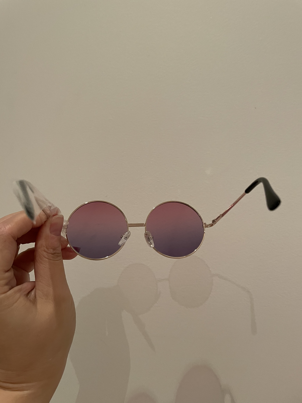 Ombré Retro Round Sunglasses image indicator(3)