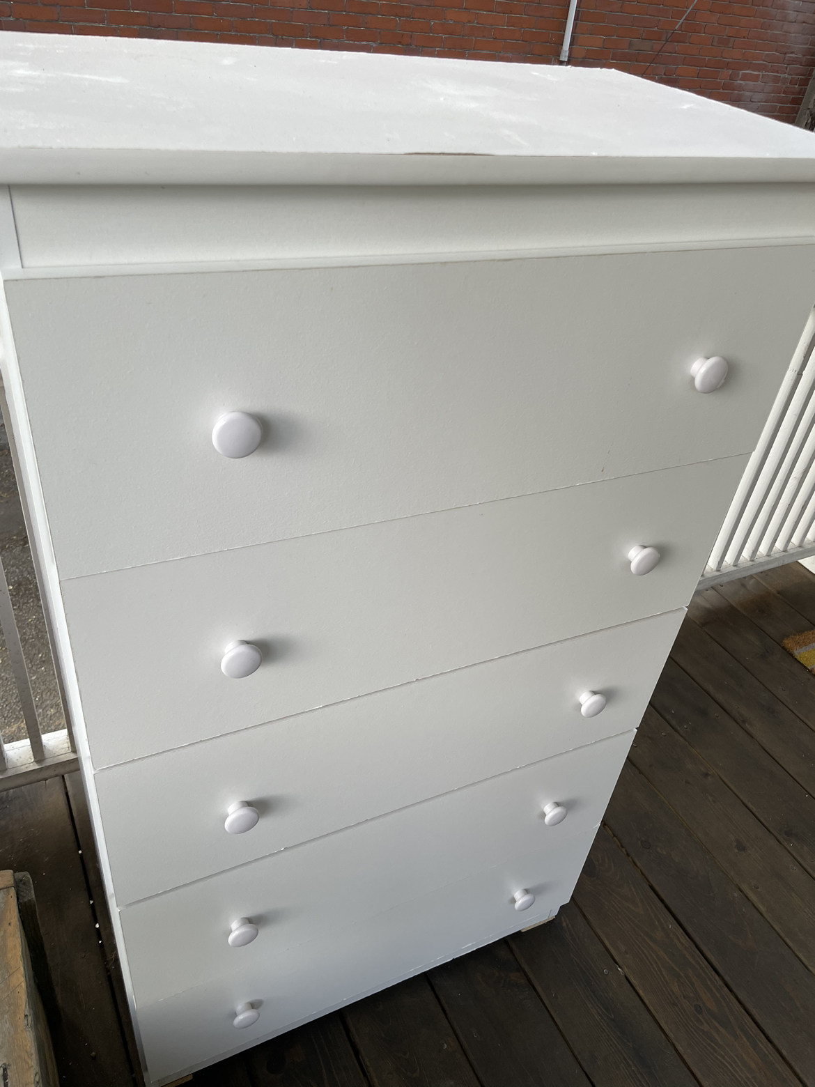 5-Drawer Chest - White