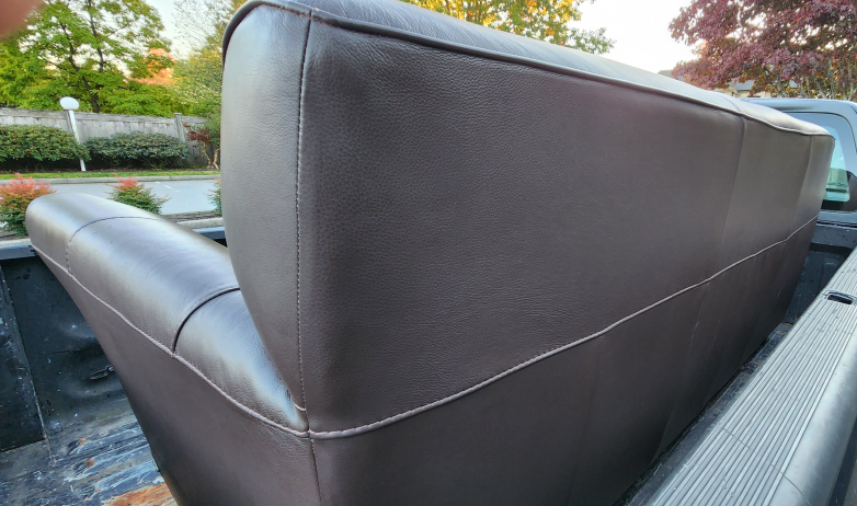 FREE DELIVERY Natuzzi real leather 3 seater sofa / couch image indicator(7)