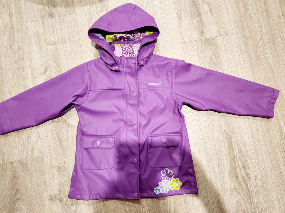 Kids rain jacket