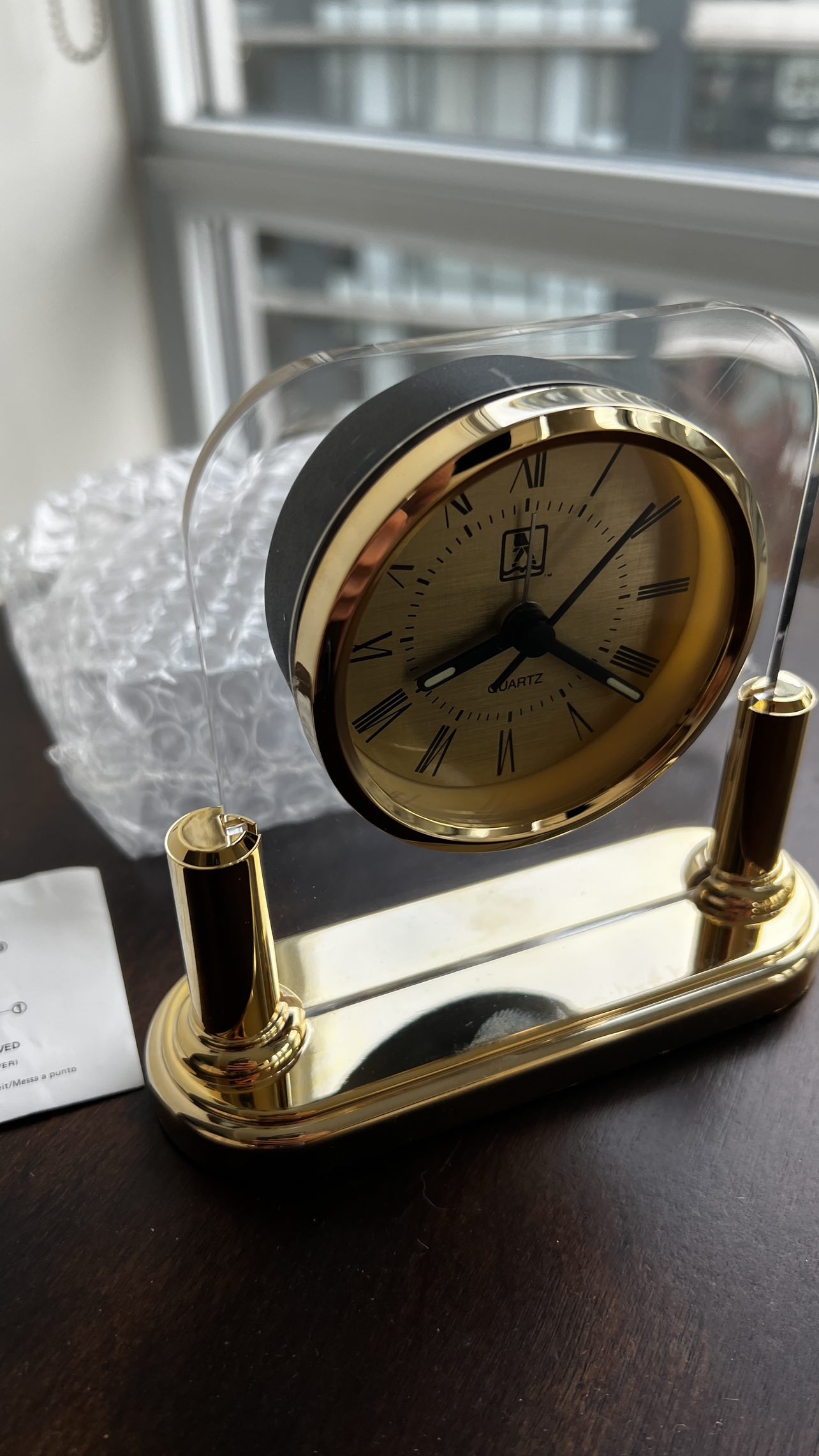 Beautiful Brand New Golden Quartz Clock 🦃 image indicator(2)