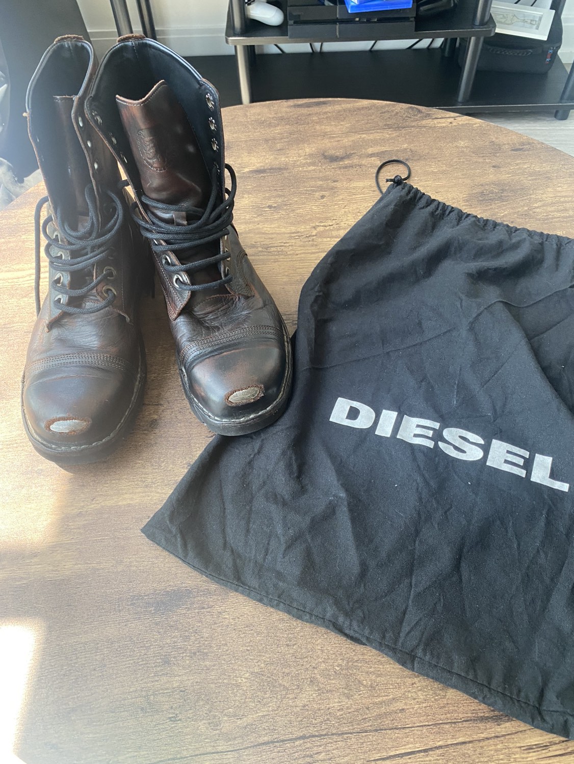 Diesel Hardkor Steel Lace-Up Boots - photo 2