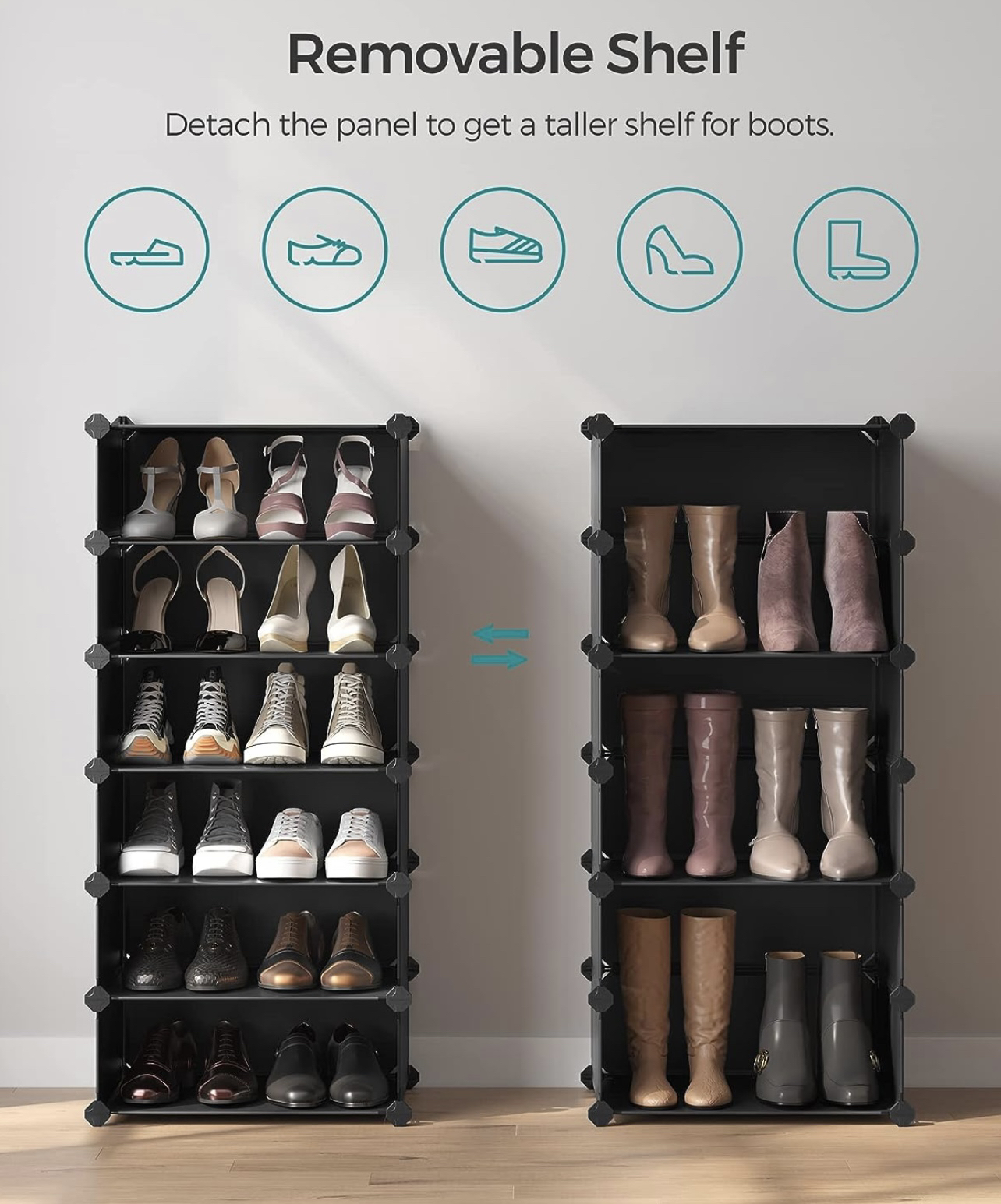 SONGMICS 10-Tier Shoe Rack - photo 2