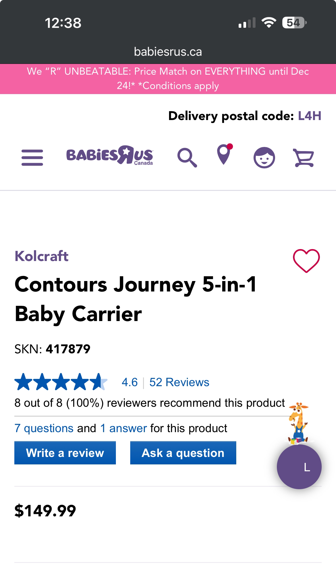 Contours Journey 5-1 Baby Carrier image indicator(5)