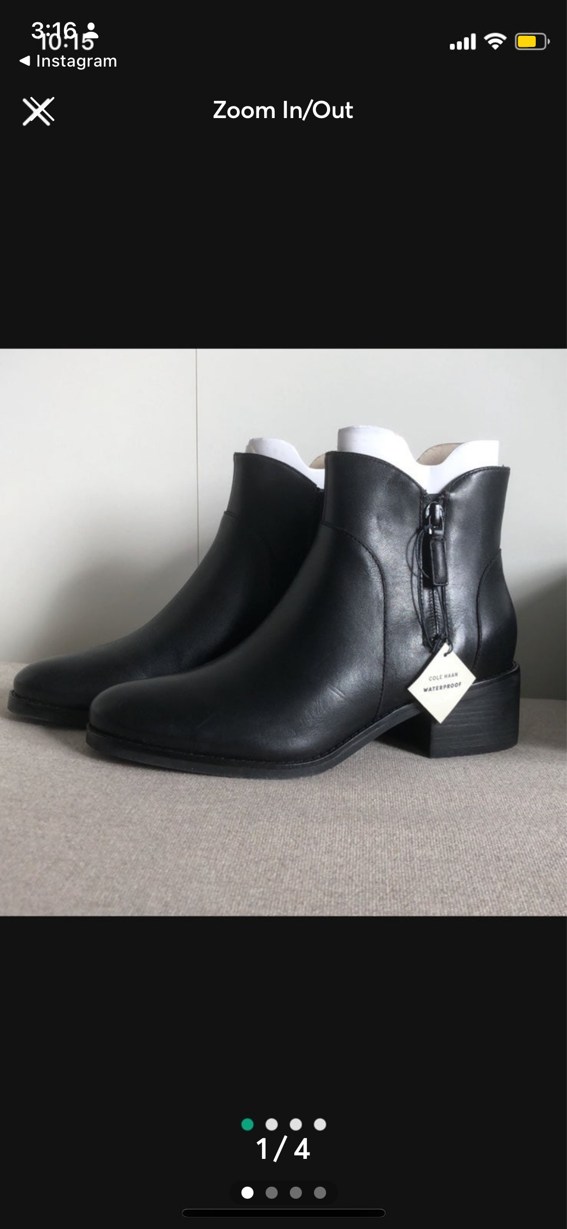 NEW Cole hann waterproof boots 6 thumbnail