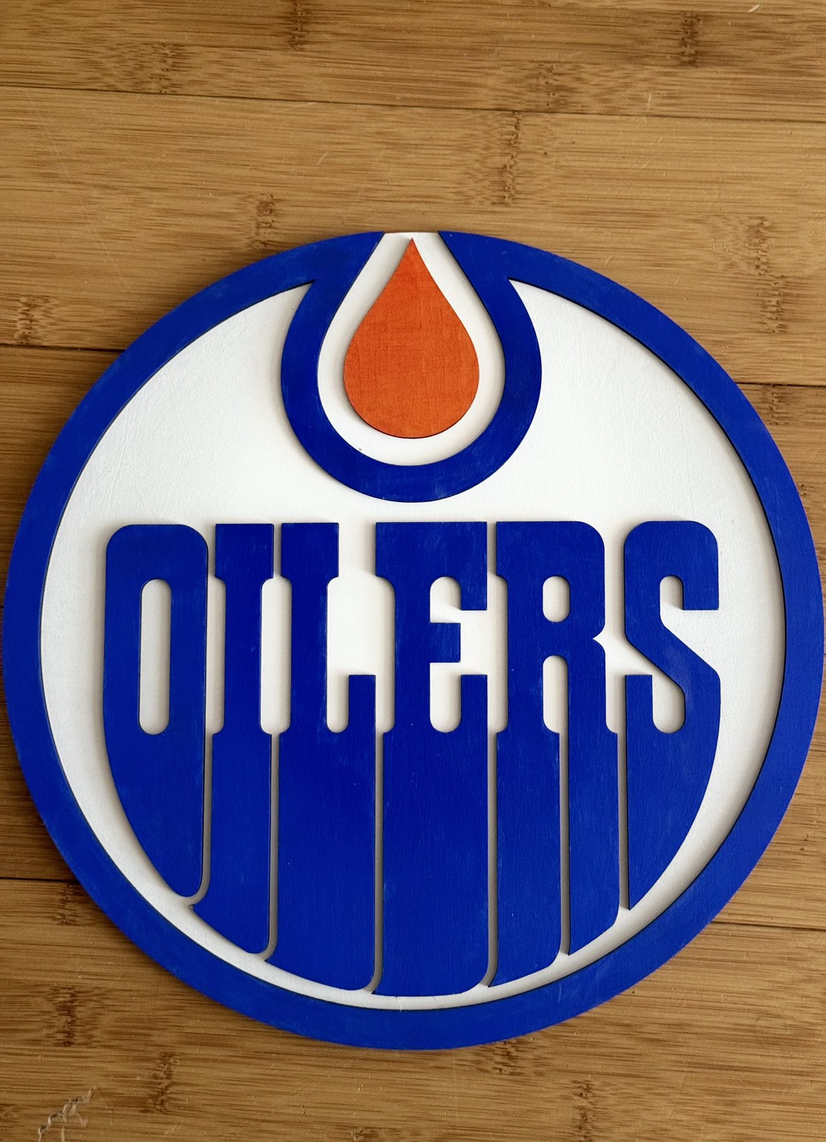 Oilers logo handmade