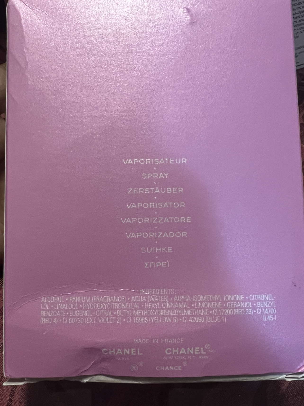 Brand New Chance Chanel 150ml Authentic image indicator(3)