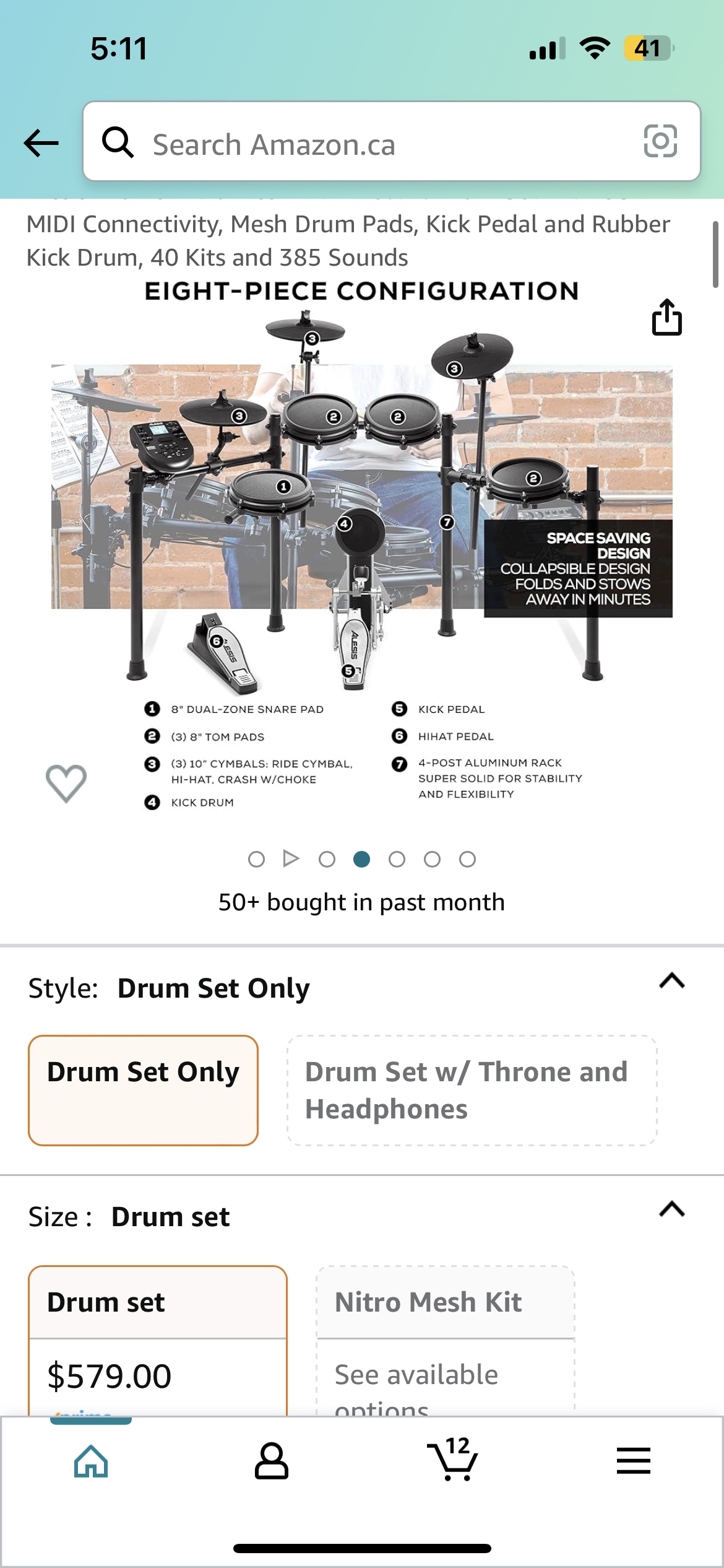 Alesis Drum nitro - photo 2