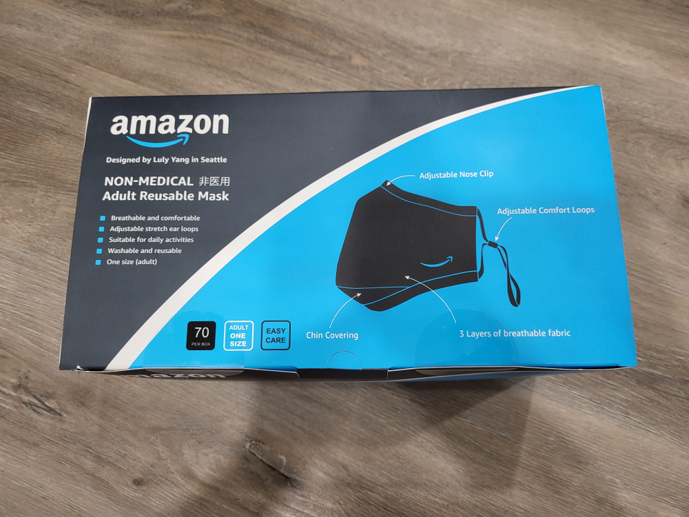 [BRAND NEW] Reusable Amazon Masks - FREE with another purchase!! image indicator(2)