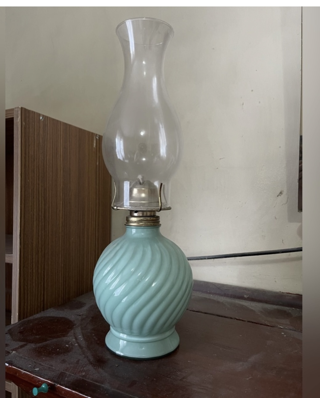 Vintage oil lamp 1980 - kaadan Ltd