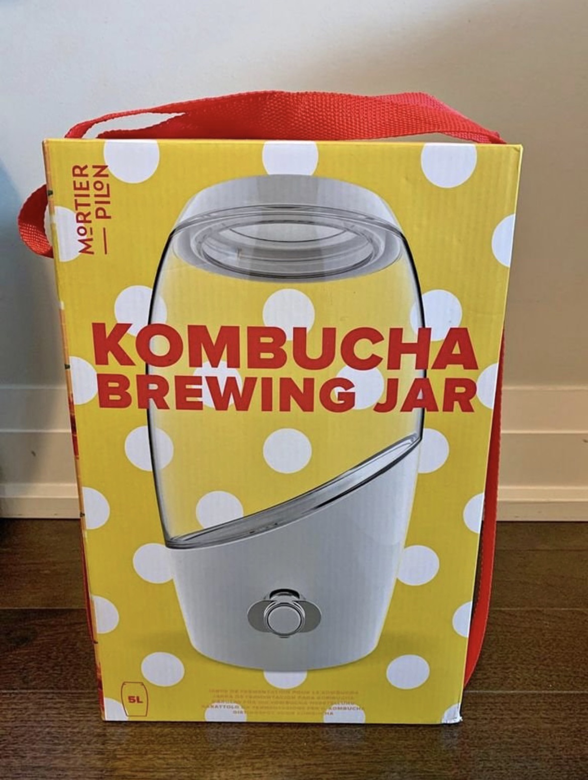 Kombucha Brewing Jar, 5 L, Jar with spout thumbnail