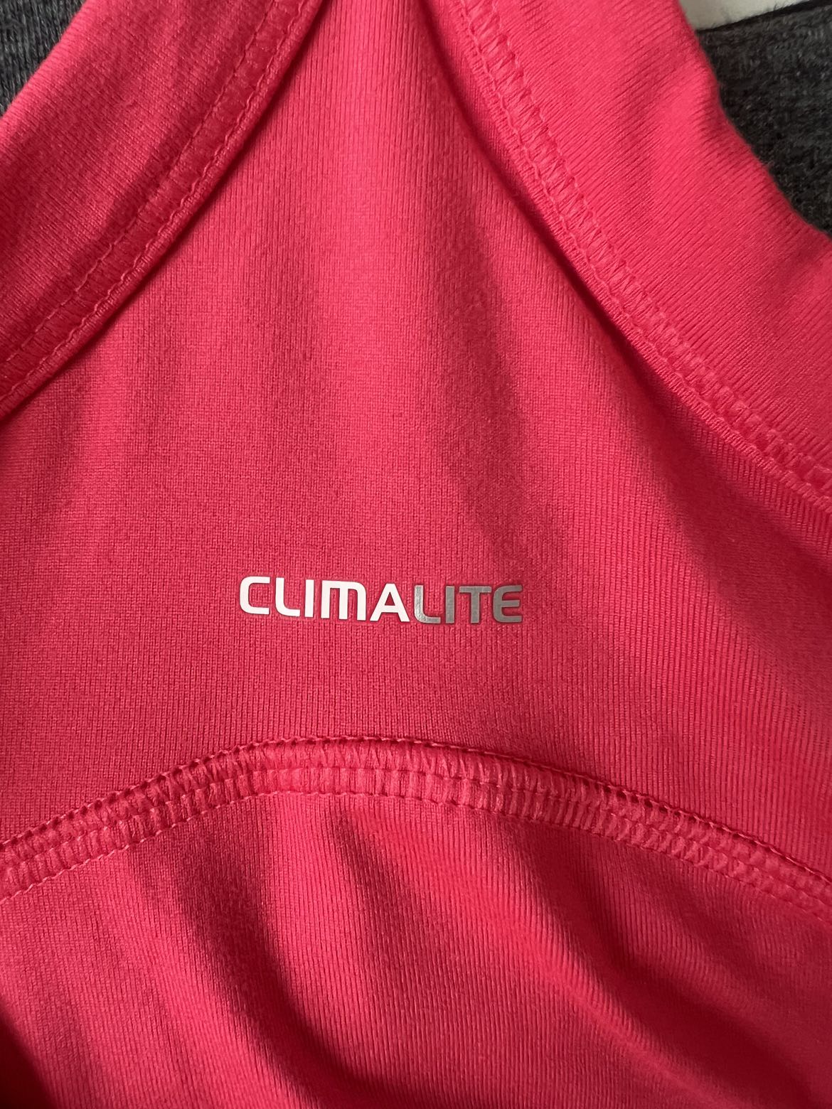 BNWT adidas Adidas ClimaLite pink workout tank top image indicator(6)