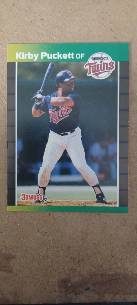 Rare Kirby Puckett double error card thumbnail
