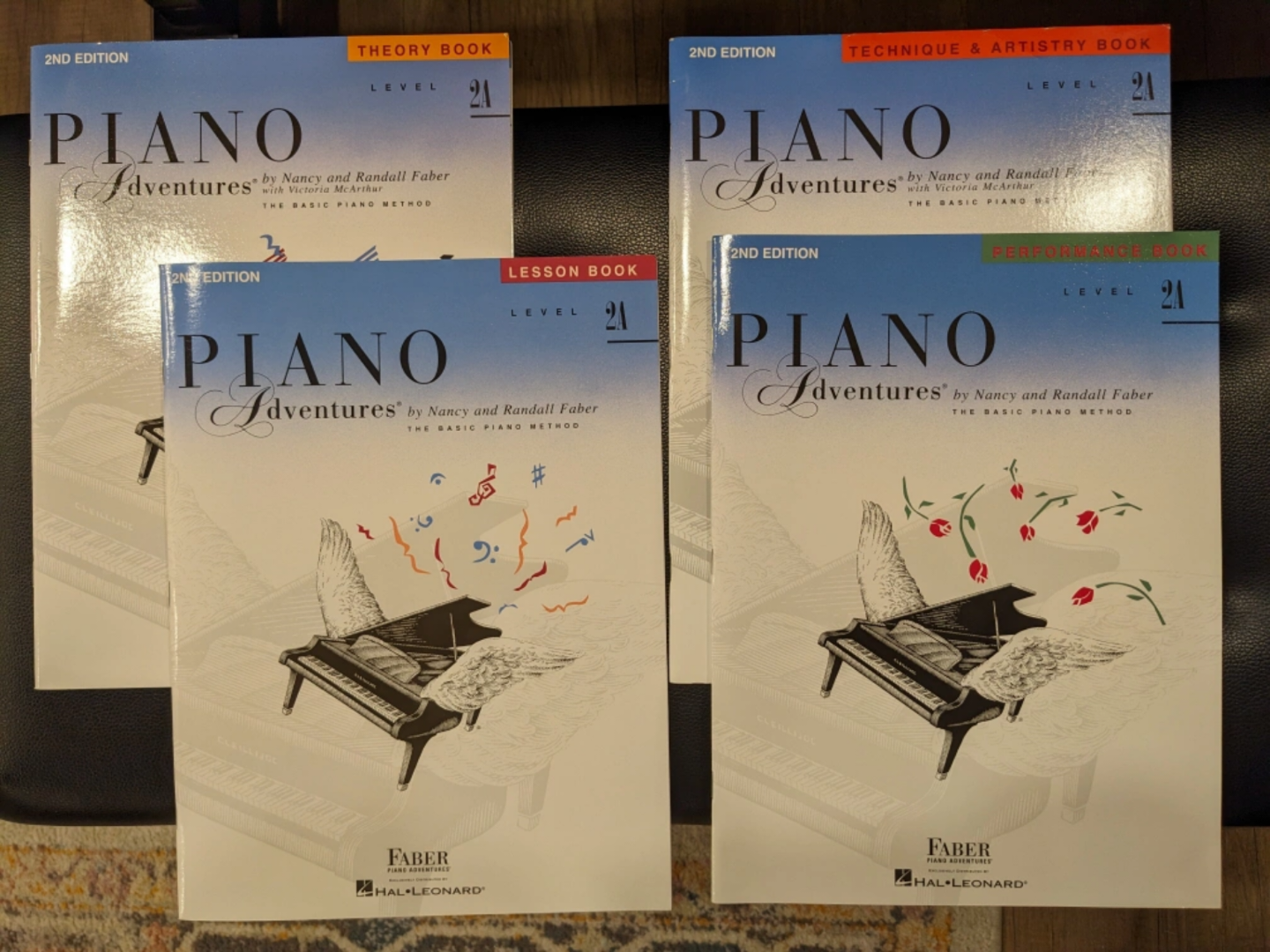 Piano Adventures - Level 2A set, Nancy Faber