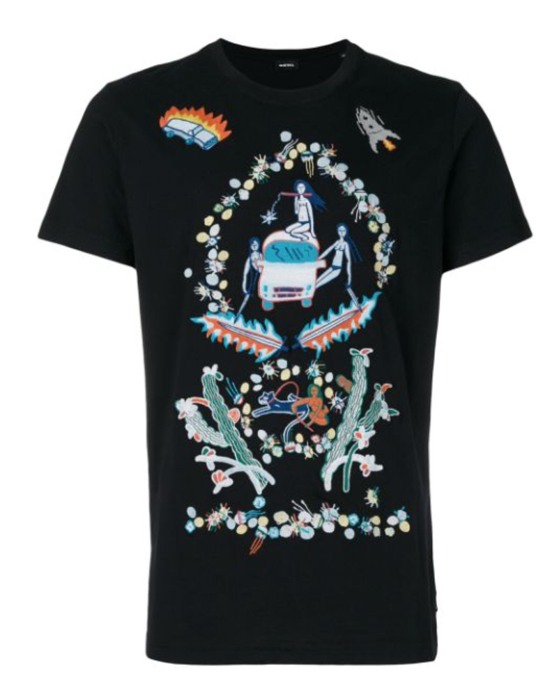 Diesel - Embroidery T-Shirt - photo 5