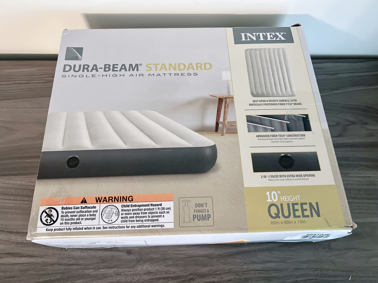 New INTEX QUEEN MATRESS 10” height - photo 2