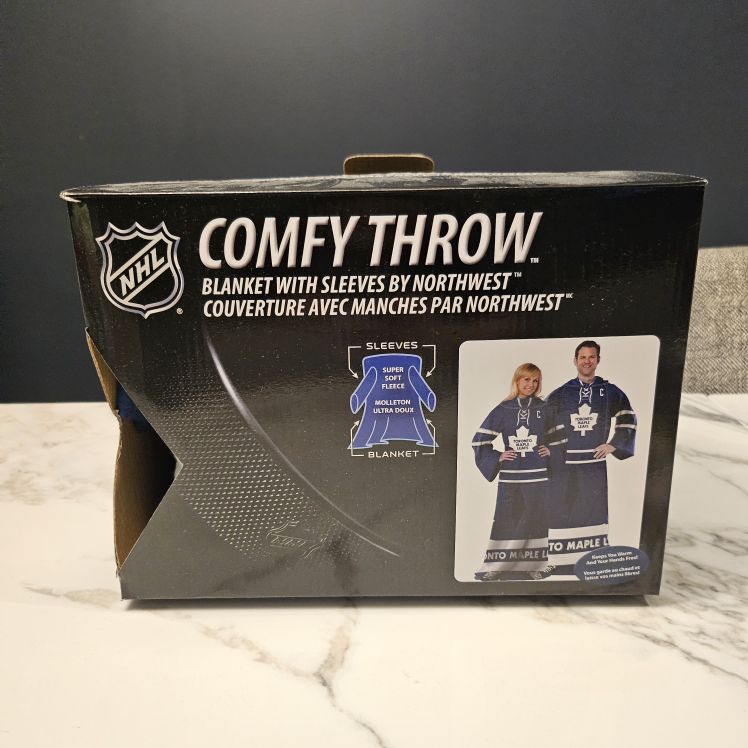 NHL Toronto Maple Leafs Comfy Throw Blanket
