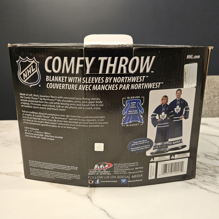 NHL Toronto Maple Leafs Comfy Throw Blanket - photo 3