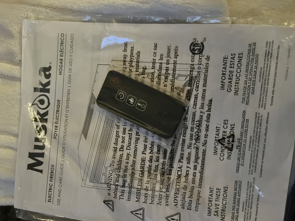 Muskoka 26” fireplace insert BNIB image indicator(5)