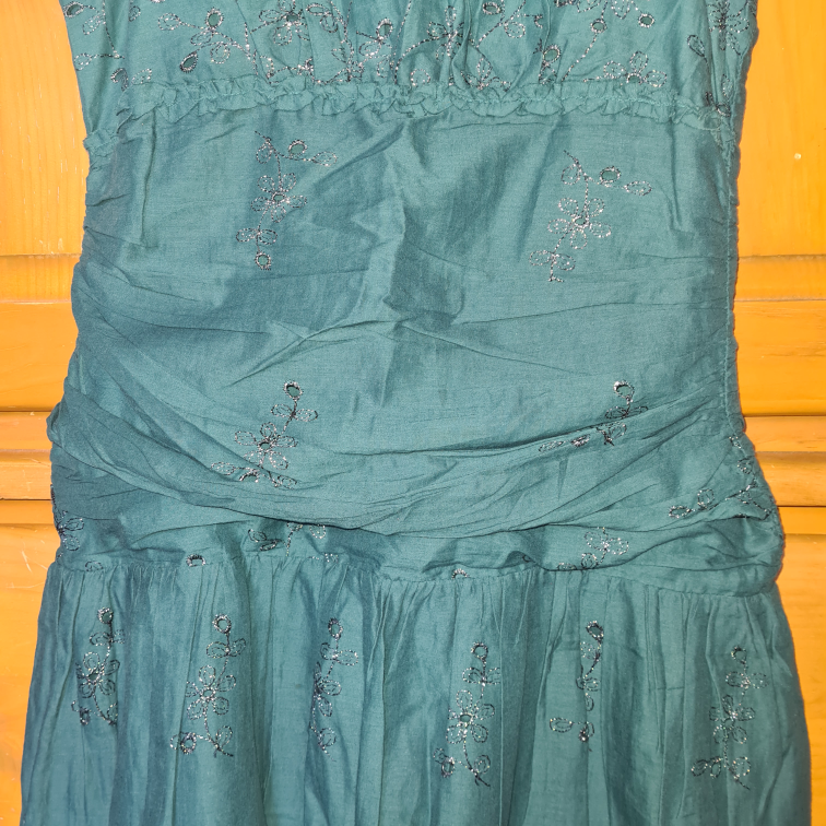 Emerald green midi party dress - Adolfo Dominguez image indicator(3)