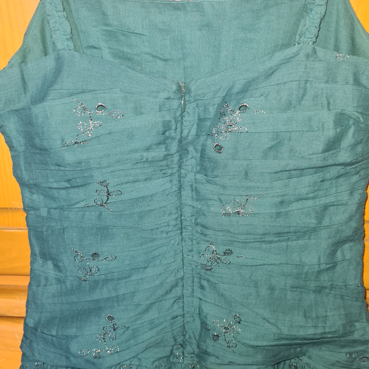 Emerald green midi party dress - Adolfo Dominguez image indicator(7)