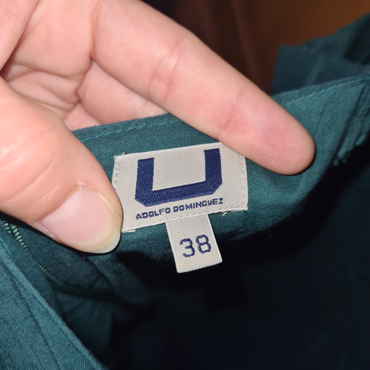 Emerald green midi party dress - Adolfo Dominguez image indicator(8)