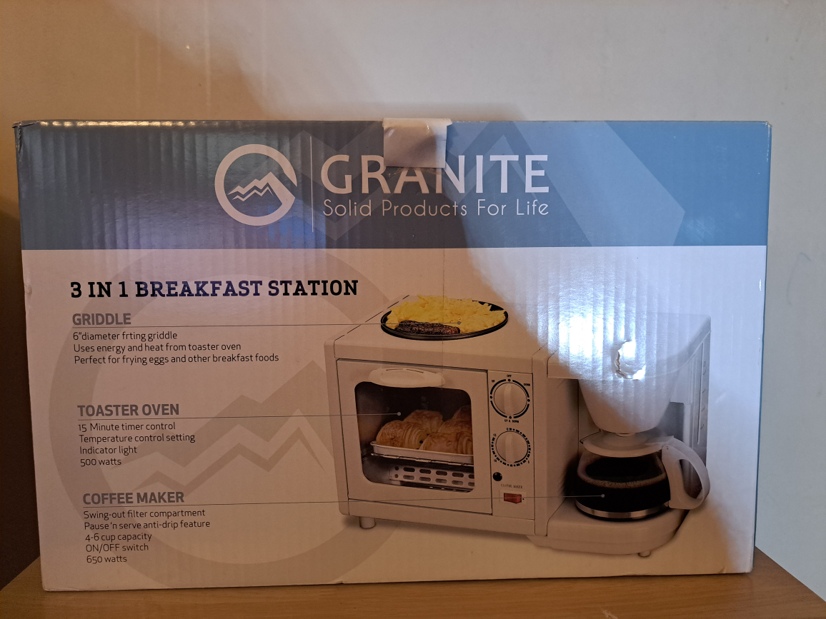 Granite 3 in 1 Breakfast Station