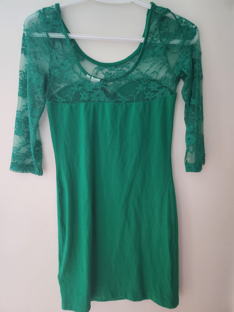 H&M Green Dress - Size 6 image indicator(2)