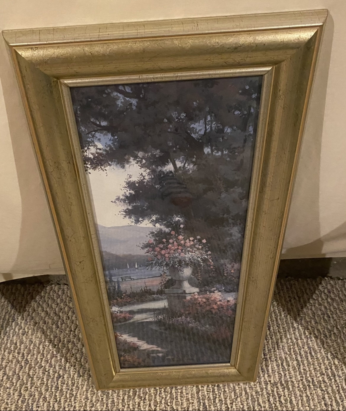 Floral garden framed art for your home