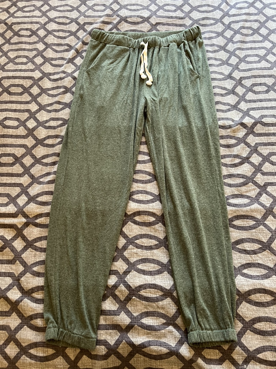 Green joggers