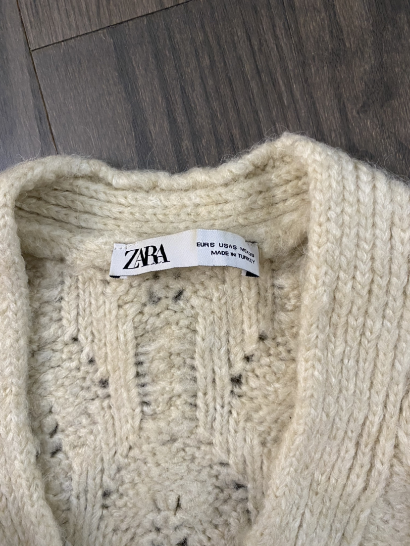 Limited ZARA Flower Knit Sweater - photo 2