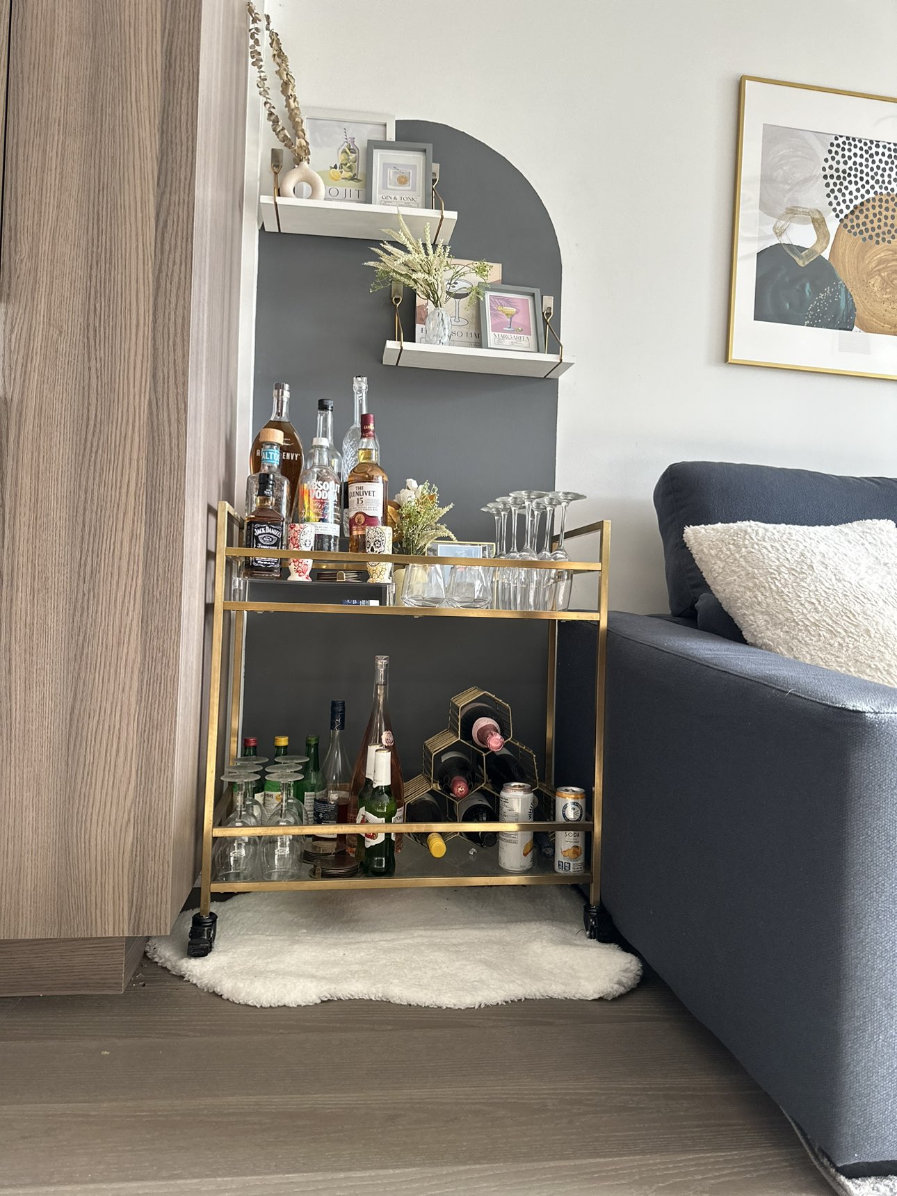 IKEA Bar Cart - GROERYD Gold - photo 3