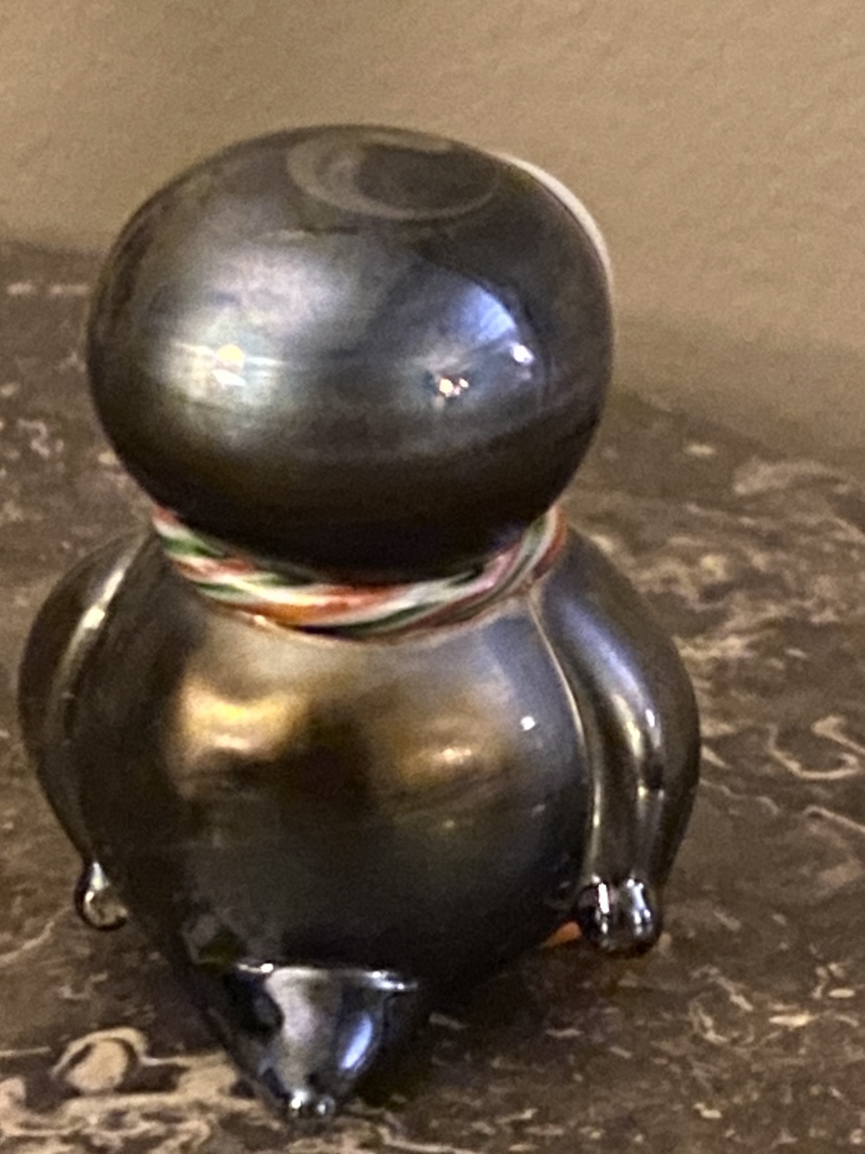 Vintage very cute glass penguin figurine/ firm price image indicator(4)