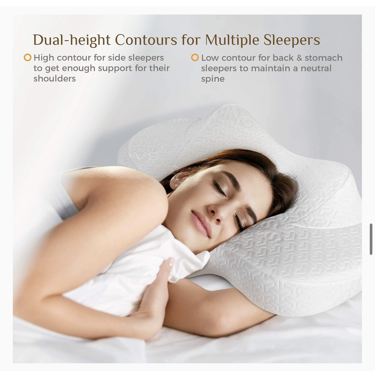 Sagino Cervical Memory Foam Pillow - photo 4