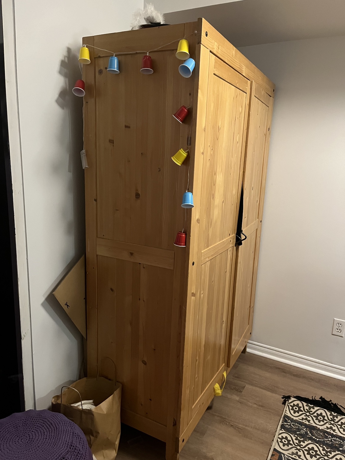 Wooden wardrobe - photo 3
