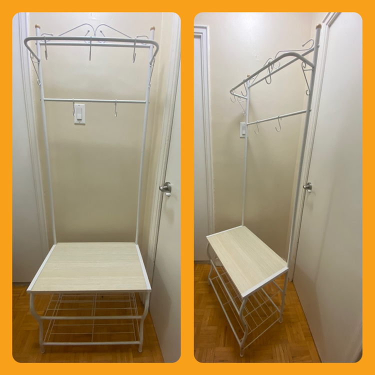 Coat + Shoes Rack + Entryway shelf
