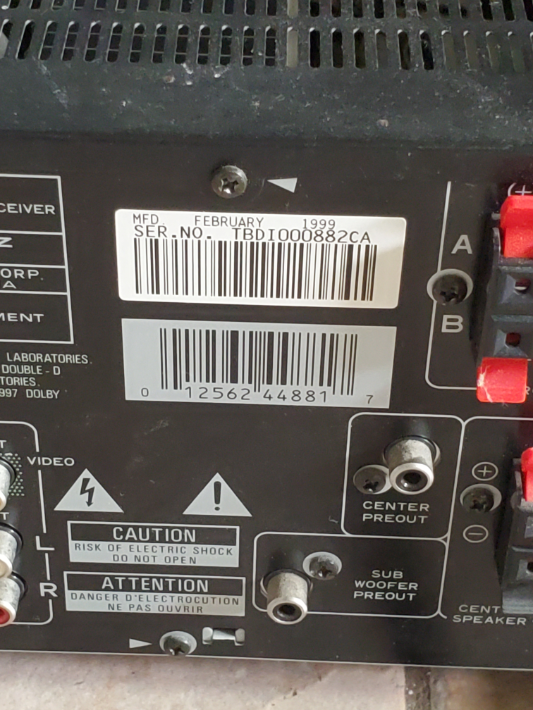 Pioneer Sterio Receiver image indicator(8)