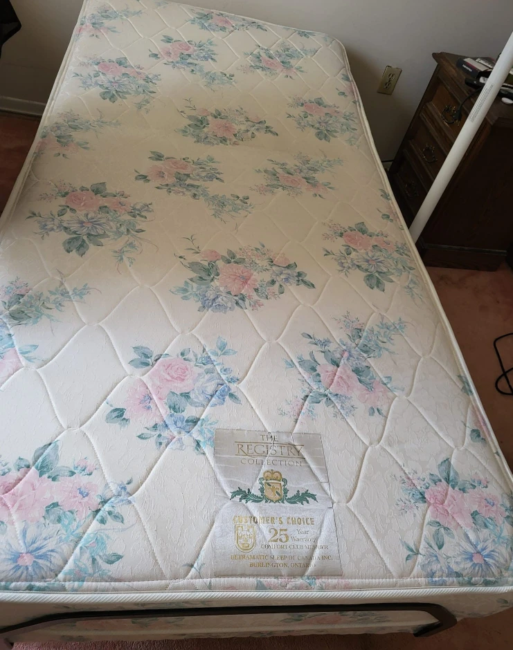 Twin Bed with Mattress