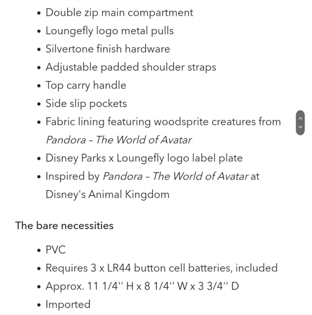 Loungefly x Disney Parks - World of Avatar Light-Up Backpack - photo 3