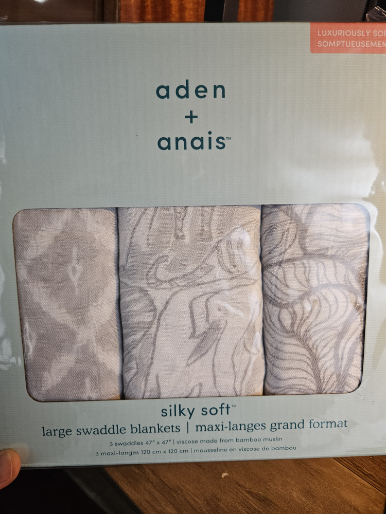 BNIB Aden + Anais Blanket Swaddle Blankets