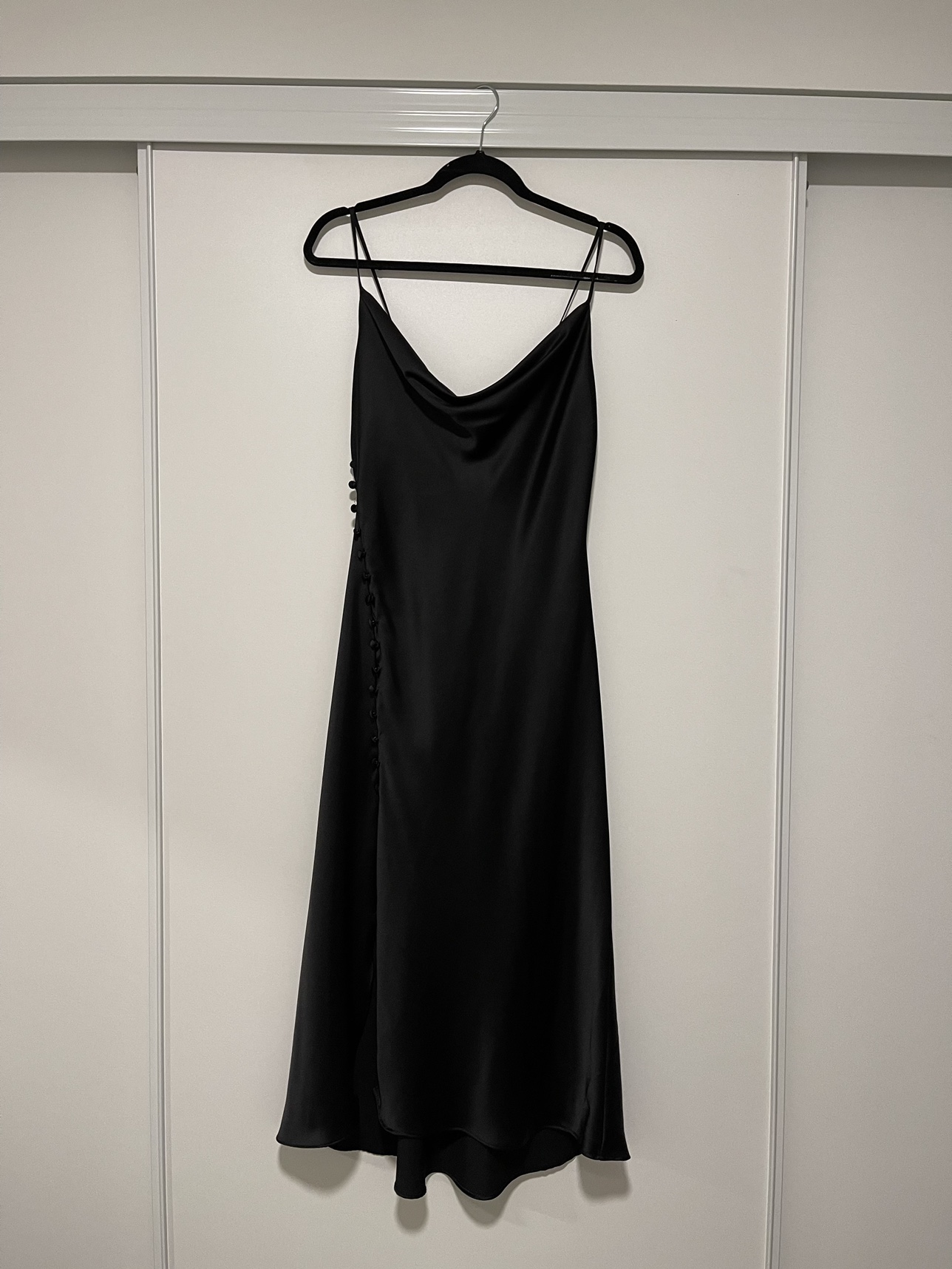 Black Slip Dress Zara S thumbnail