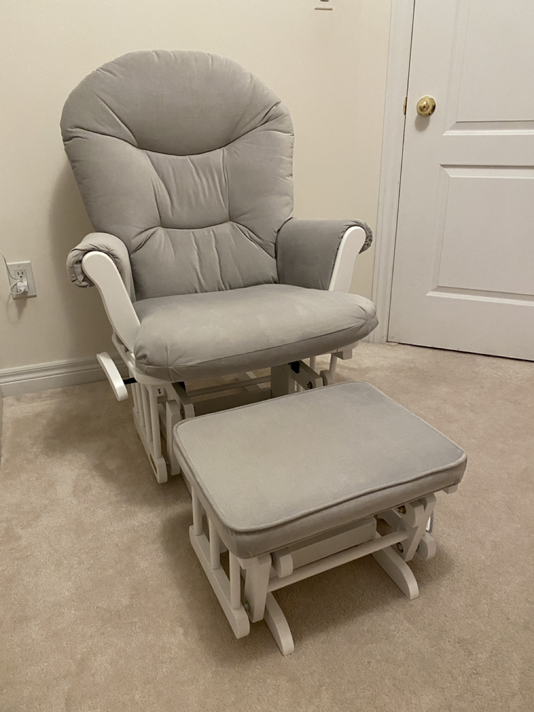 Shermag Glider (Rocking Chair) and Ottoman SET thumbnail